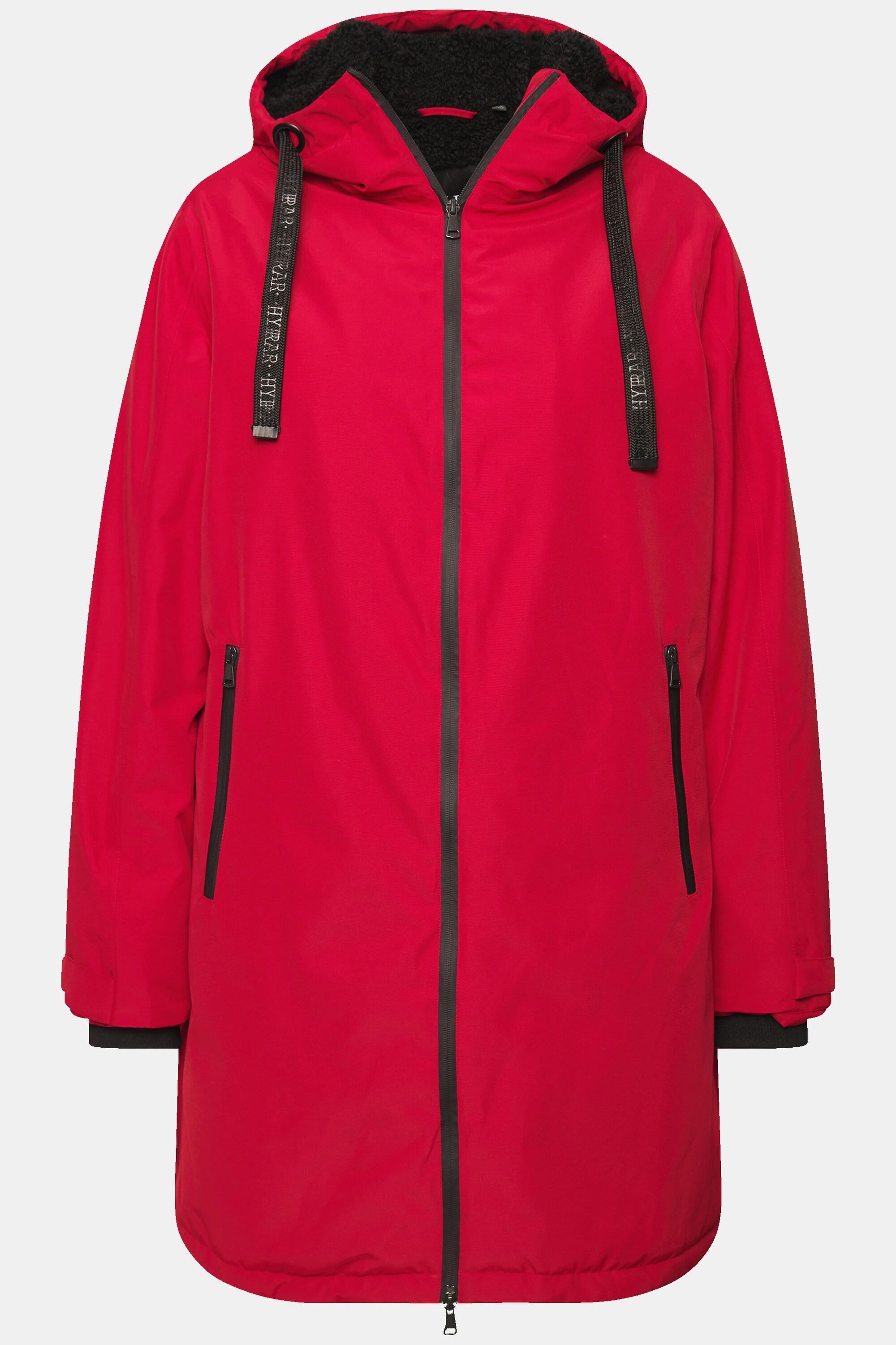 Ulla Popken  Manteau technique HYPRAR, imperméable, capuche en polaire 