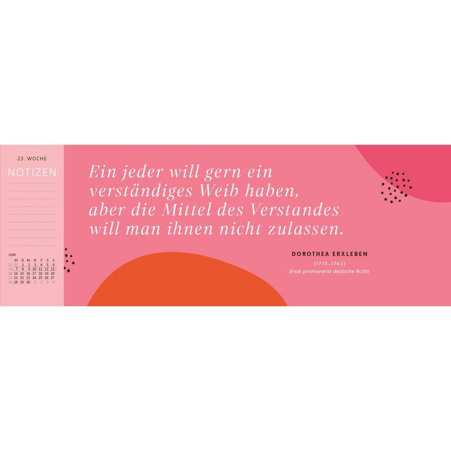 ARS EDITION Calendrier de bureau Femmes intelligentes  