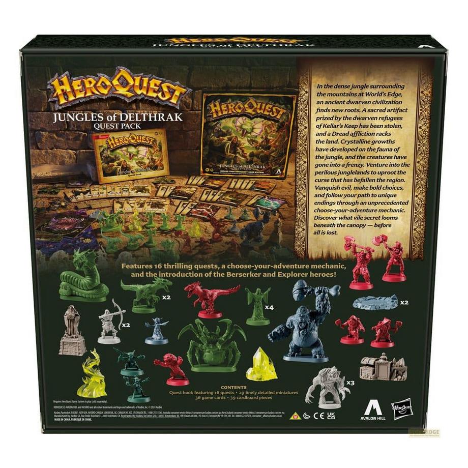Avalon Hill  HELDENQUEST DSCHUNGEL VON DELTHRAK 