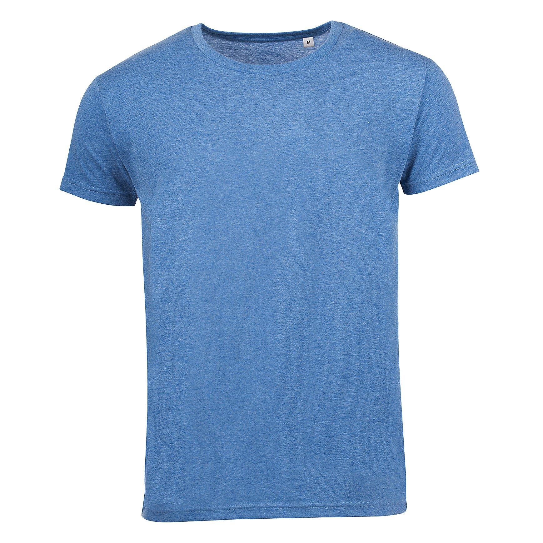 Image of Tshirt Mixed, Kurzarm Herren Blau XXL