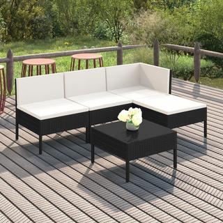 VidaXL Garten-sofagarnitur poly-rattan  