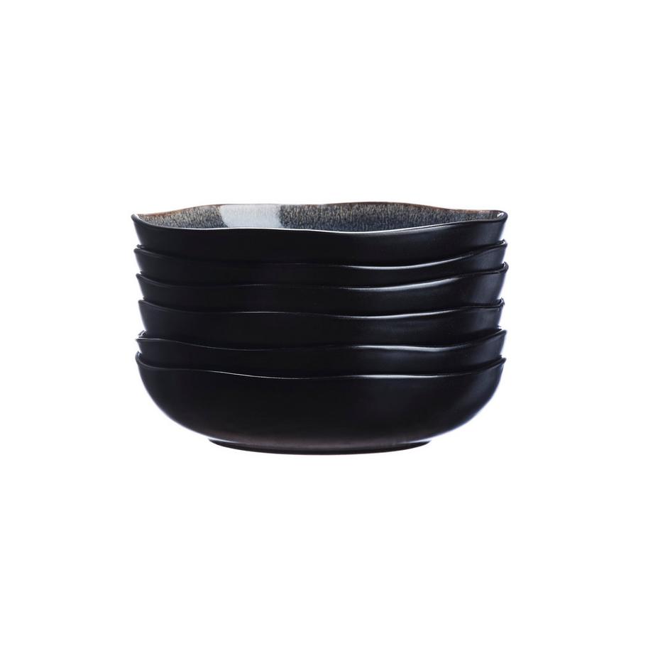 BJÖRN Set piatti fondi IRIS - blu scuro  