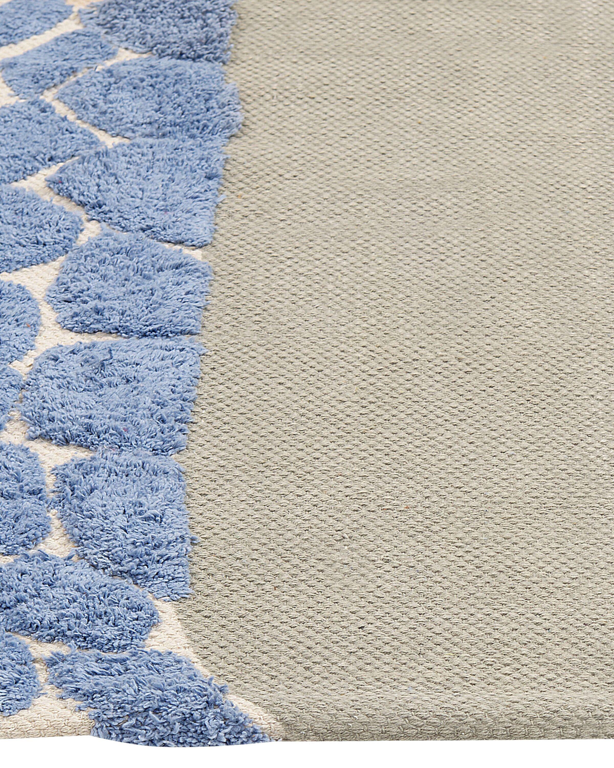 Beliani Tapis enfant en Coton Boho SAKUBO  