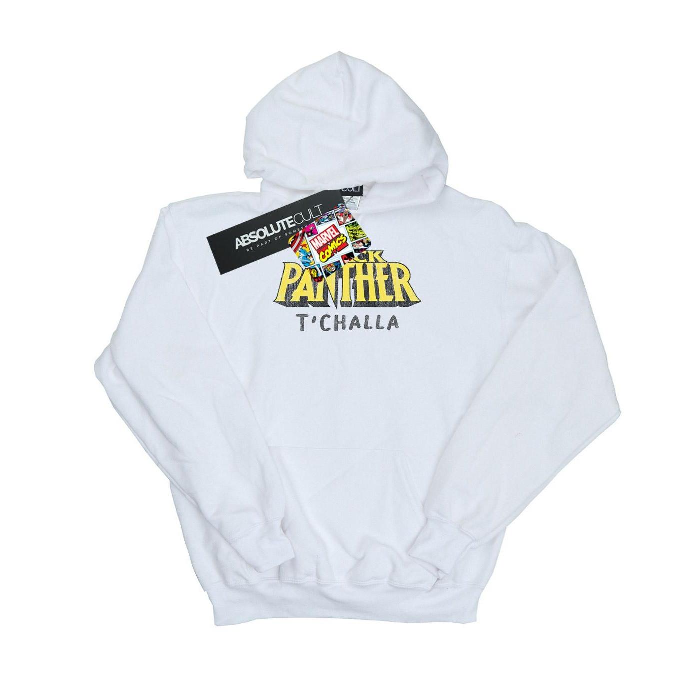 Image of Black Panther Aka T'challa Kapuzenpullover Mädchen Weiss 116