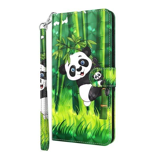 Image of iPhone 13 mini - Etui Glitzer Effekt Panda