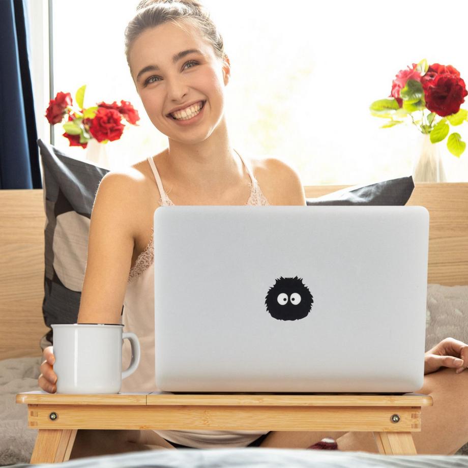 B2X  Table pliante en bambou pour ordinateur portable 