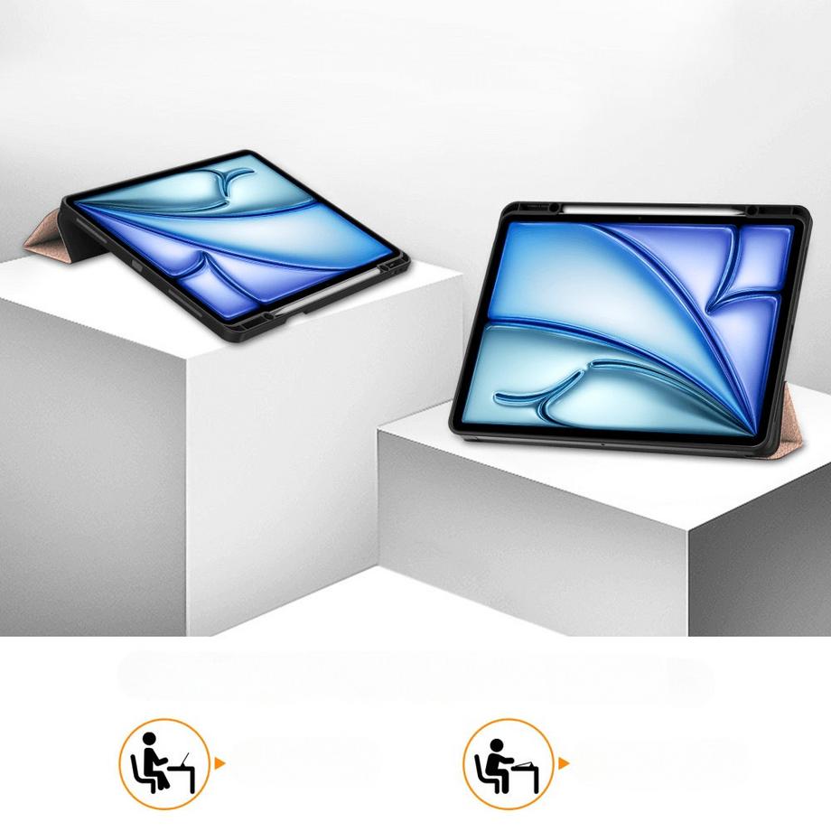 Cover-Discount  iPad Air 13 (M2 / M3) -  Custodia Smart Case Pencil Holder 