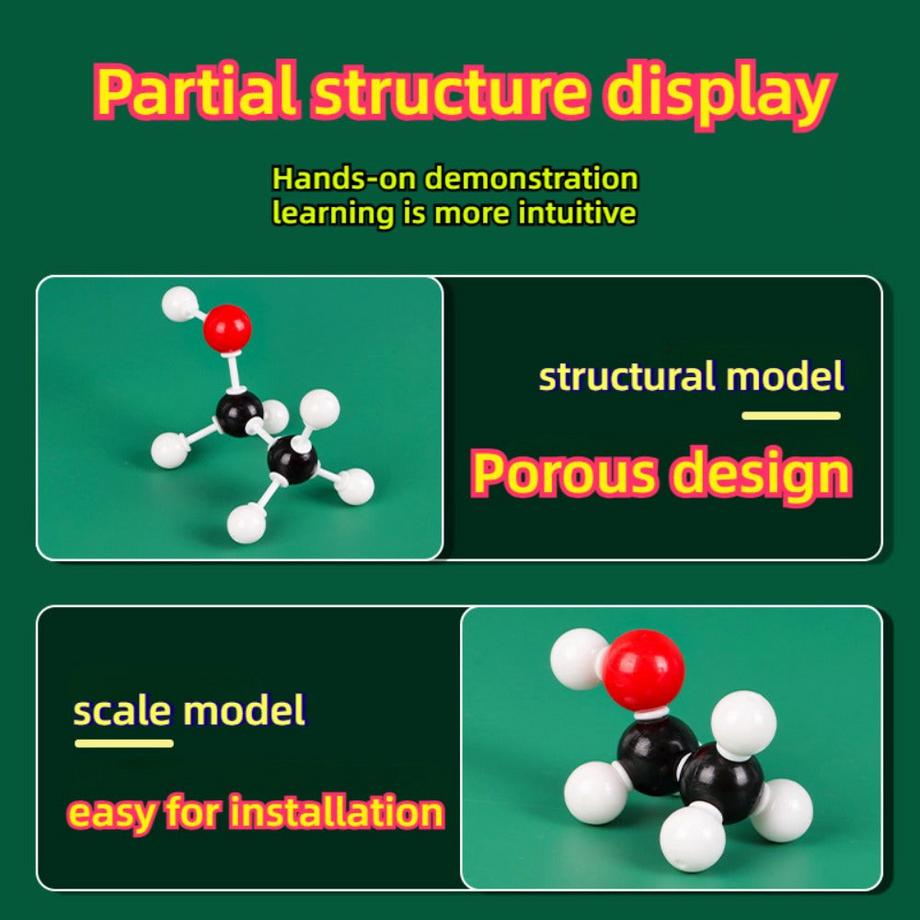Activity-board  Kit de modélisation de la structure moléculaire chimique : Modèle à l'échelle de la boule et du bâton pour l'enseignement et l'apprentissage 