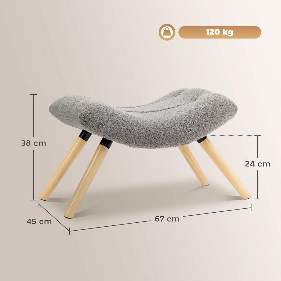 HOMCOM Tabouret  