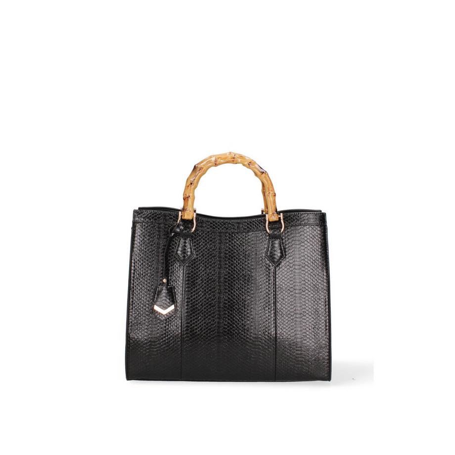 Diana&Co. Schultertasche mit Bambusgriff  