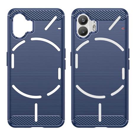 Cover-Discount  Nothing Phone (2) - Metall Carbon Look Hülle 