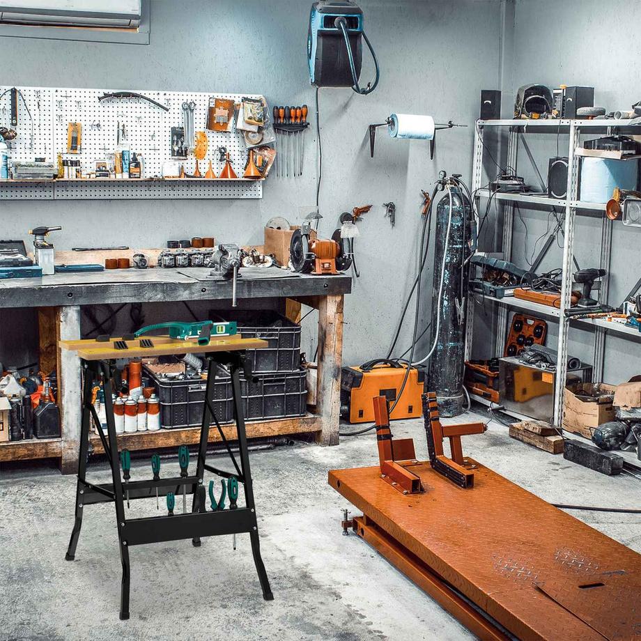 B2X Banco da lavoro pieghevole in acciaio  