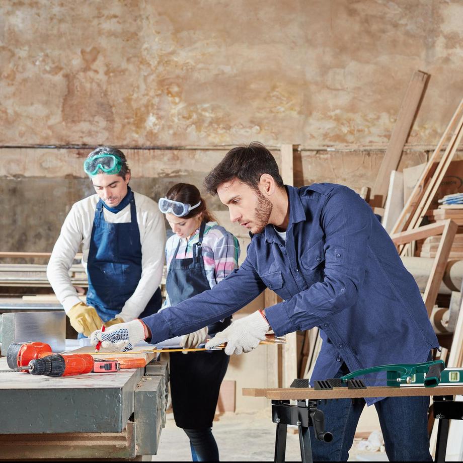 B2X Banco da lavoro pieghevole in acciaio  