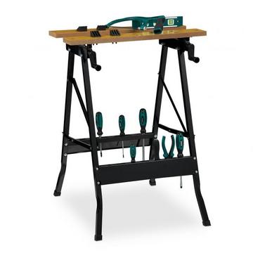 Banco da lavoro pieghevole in acciaio