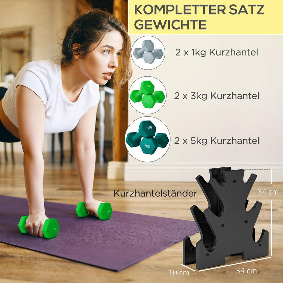 Sportnow  ensemble d'haltères 