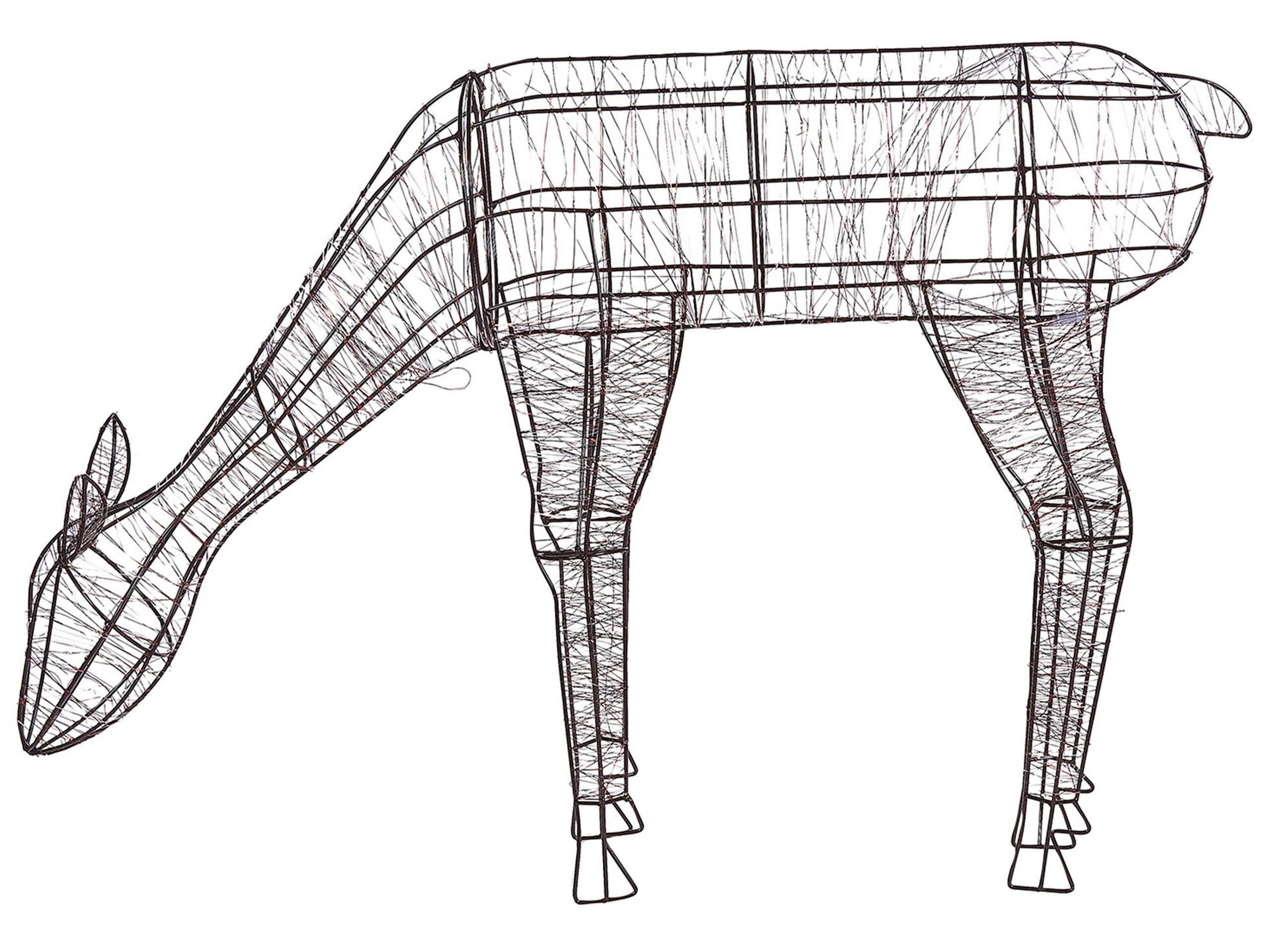 Beliani Décoration extérieure en Métal Traditionnel NARUSKA  