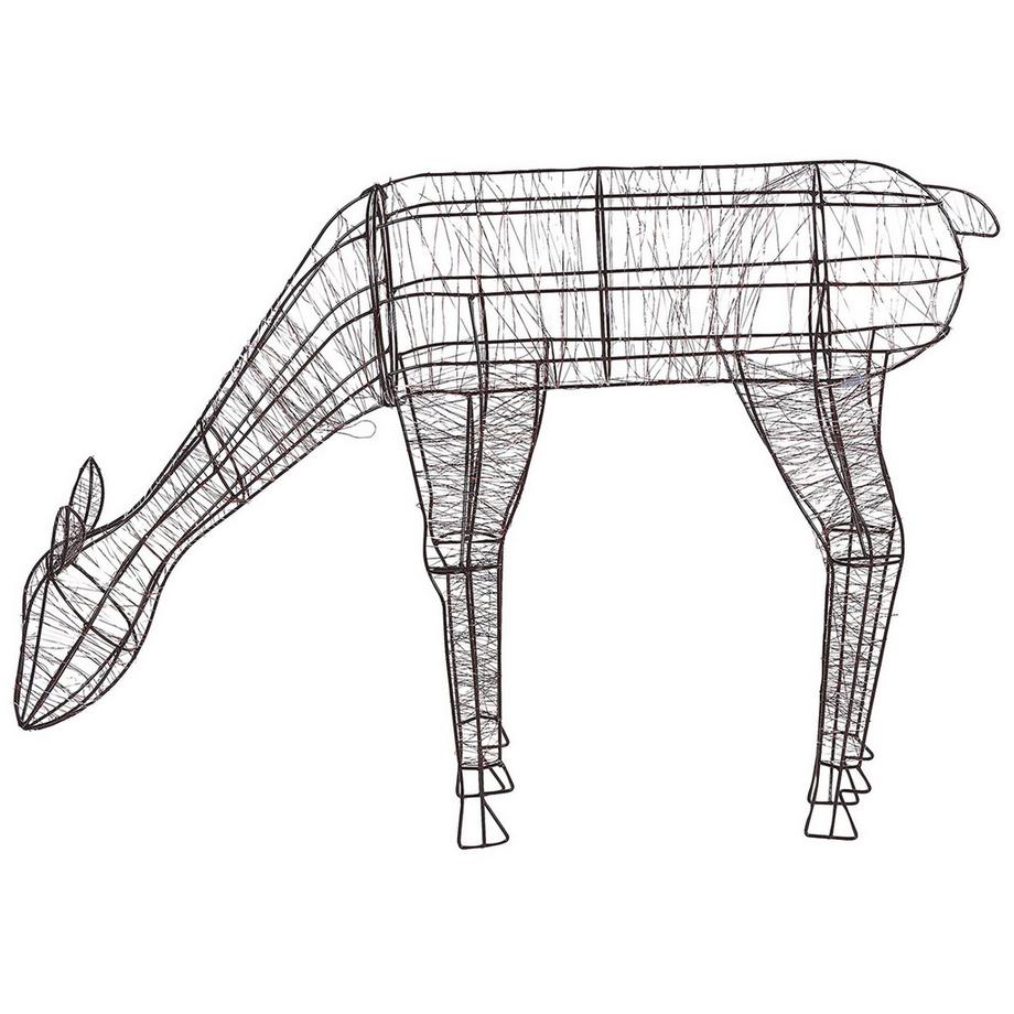 Beliani Décoration extérieure en Métal Traditionnel NARUSKA  