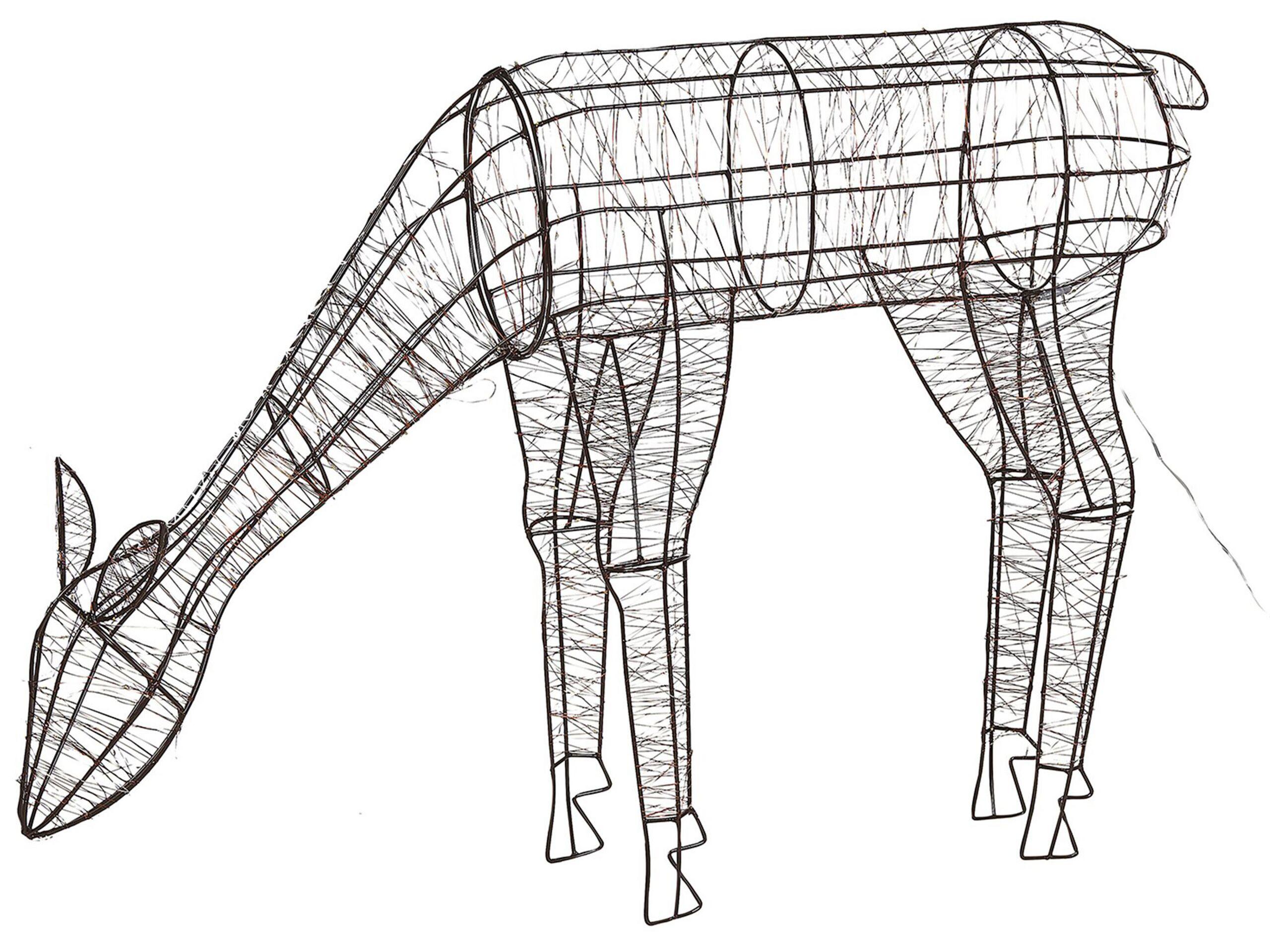 Beliani Décoration extérieure en Métal Traditionnel NARUSKA  