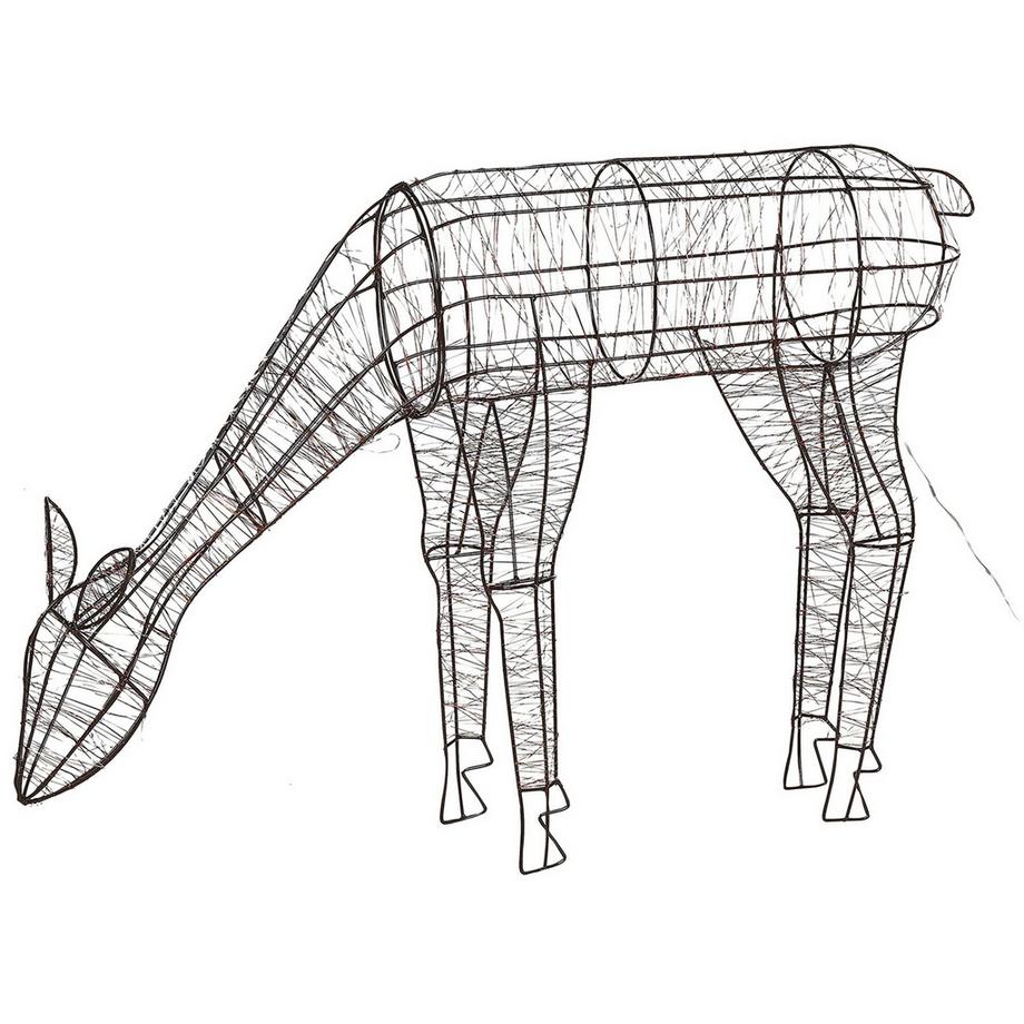 Beliani Décoration extérieure en Métal Traditionnel NARUSKA  