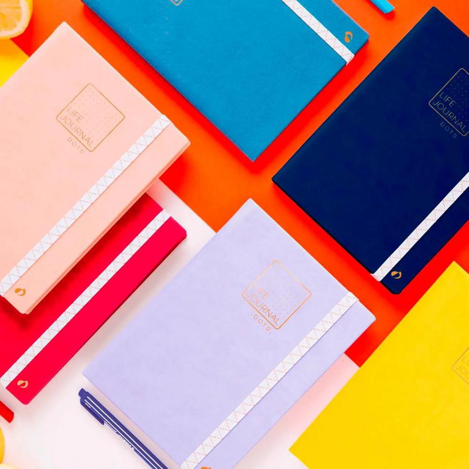 Quo Vadis TACCUINO 21 DOTS POINT ML Life Journal - 15x21cm - Elastico  