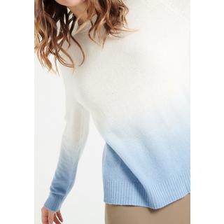 Studio Cashmere8  MIA 8 Pullover Rundhalsausschnitt mit Tie & Dye-Muster - 100% Kaschmir 