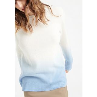 Studio Cashmere8  MIA 8 Pullover Rundhalsausschnitt mit Tie & Dye-Muster - 100% Kaschmir 