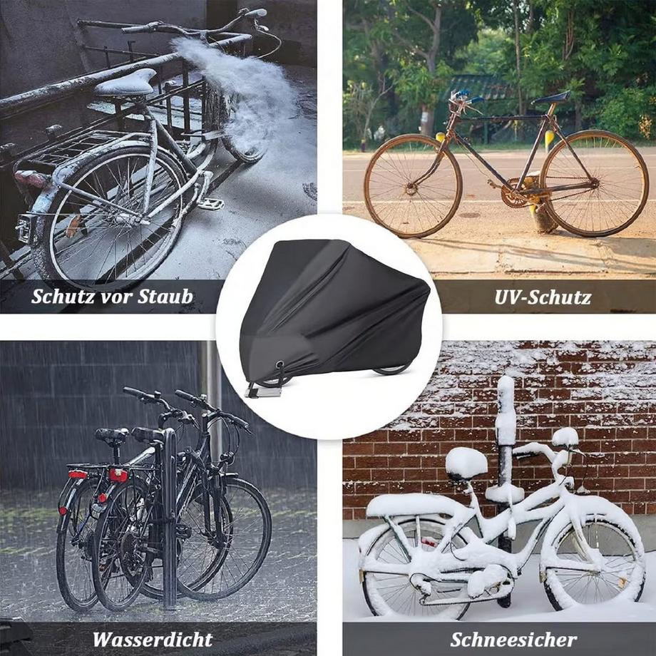 TWHEELS  Housse de protection pour vélo – Couverture résistante aux intempéries pour vélos 