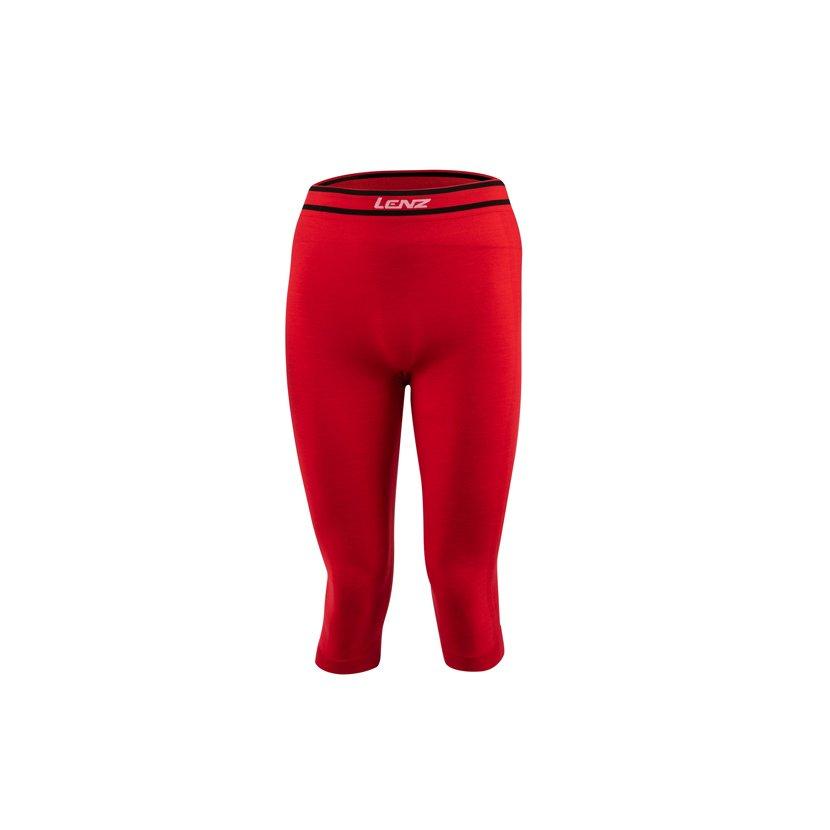 Image of 34 Leggings Merino 6.0 Unisex Schwarz / Rot L