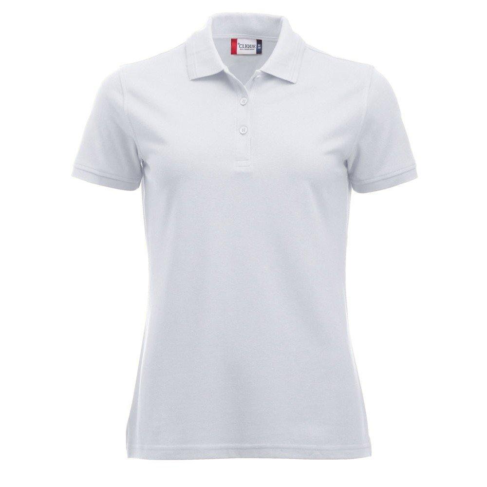 Image of Manhattan Poloshirt Damen Weiss XXL