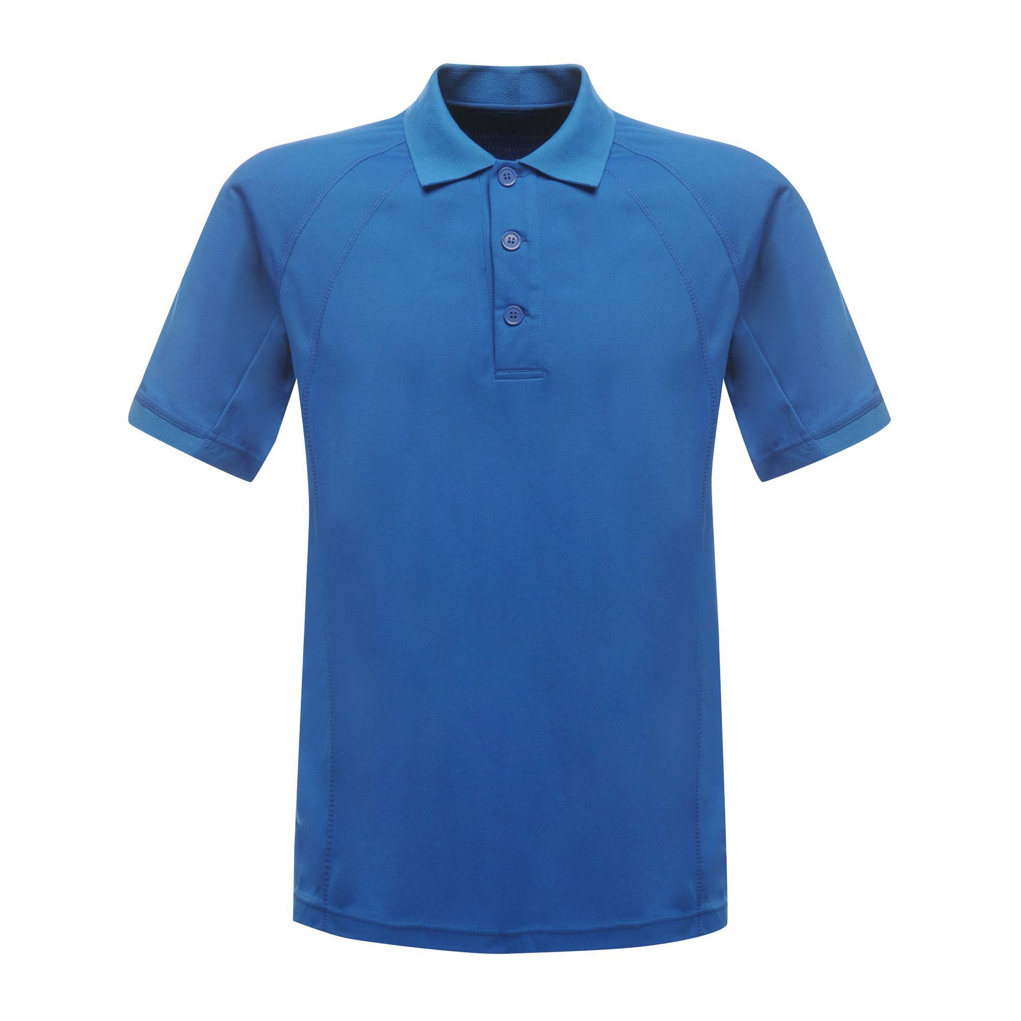 Image of Professionell Poloshirt, Kurzärmlig Herren Blau M