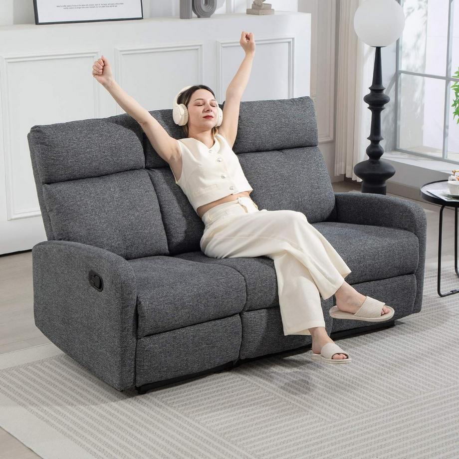 Northio 3-Sitzer-Sofa mit verstellbarer Lehne  