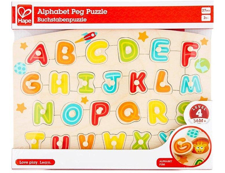 Hape  Puzzle Steckpuzzle ABC (27Teile) 