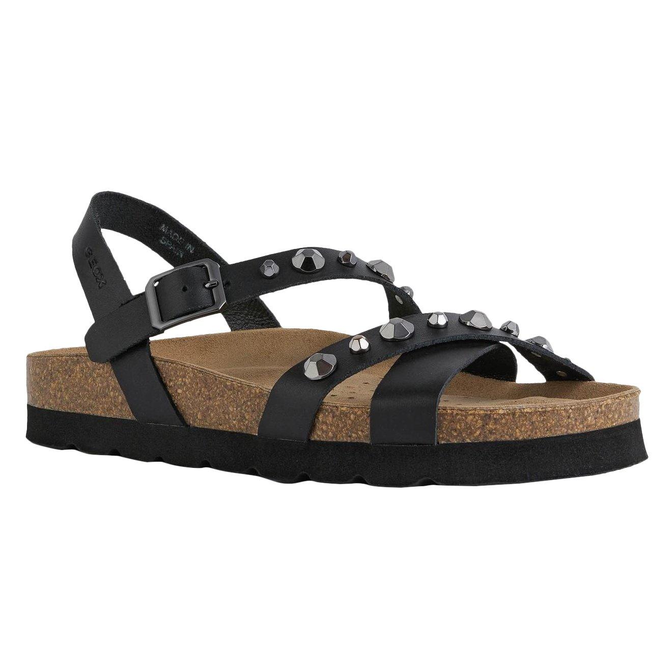 Image of Sandalen Kency, Leder Damen Schwarz 38
