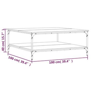 VidaXL Table basse bois d'ingénierie  