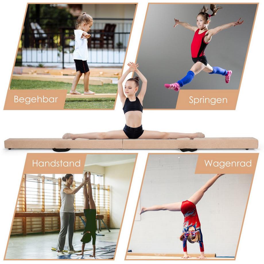 Northix  Trave di equilibrio pieghevole per palestra 