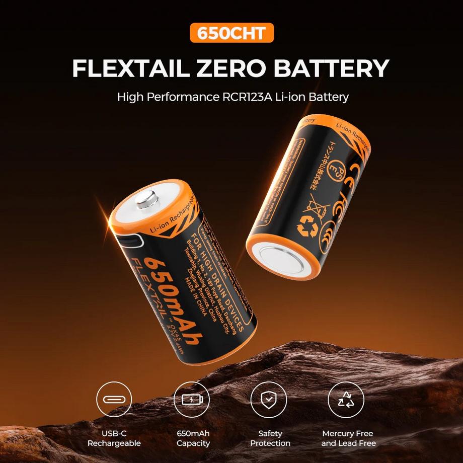 Flextail  ZERO BATTERY 650CHT – Batterie lithium-ion 