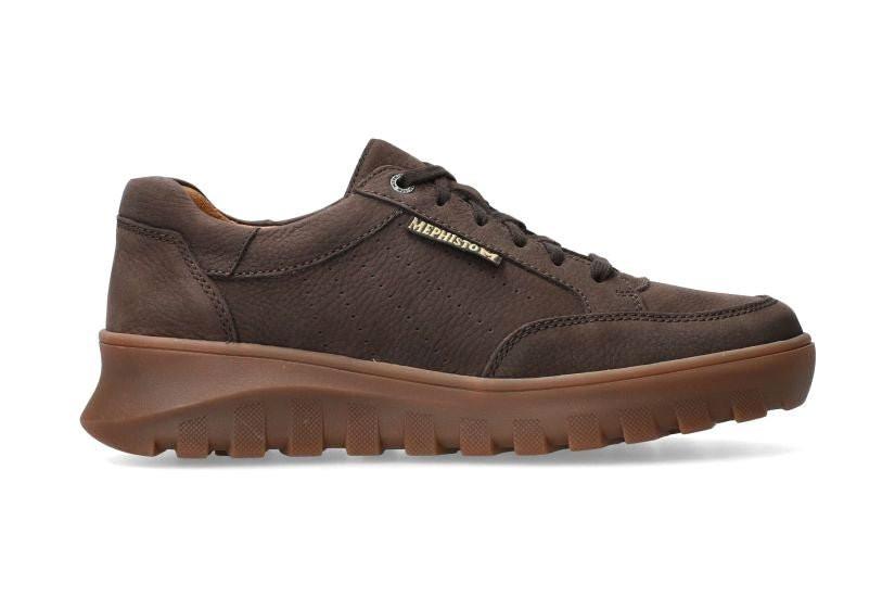 Image of Flynn - Nubuk Sneaker Herren Braun 44.5