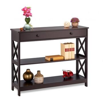 Konsolentisch mit Schublade und Ablage