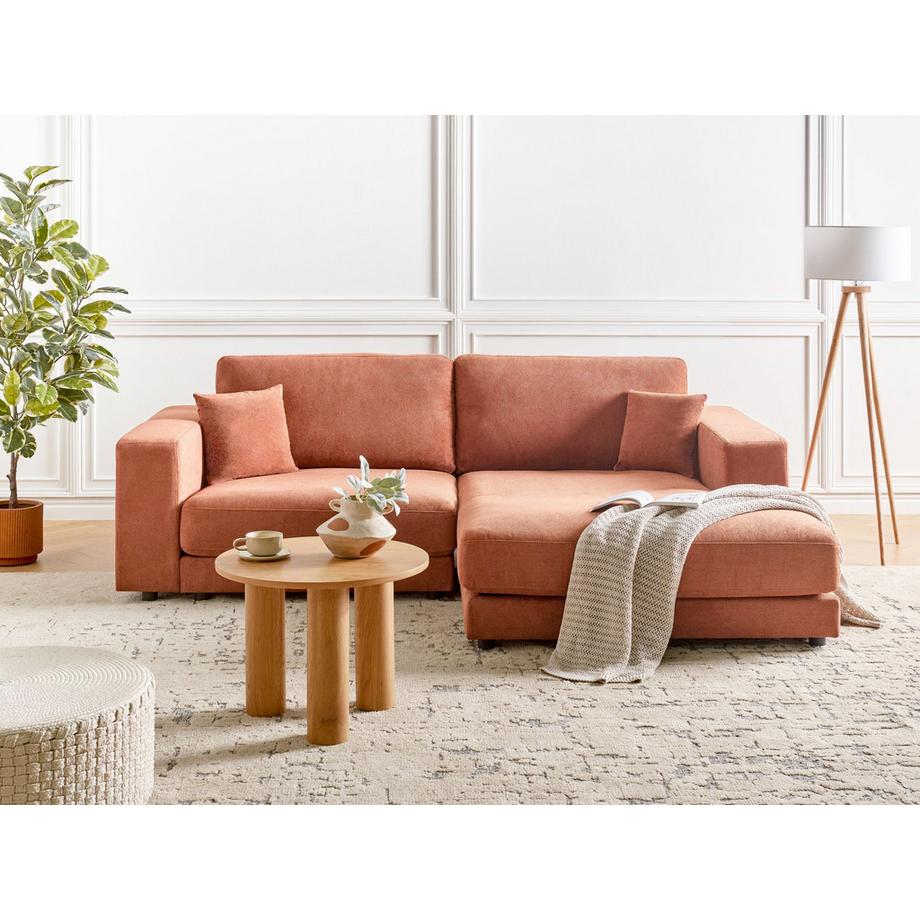Beliani Ecksofa aus Stoff  LOFOTEN  