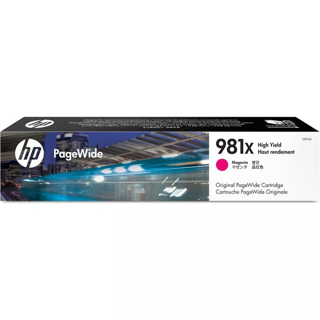 Hewlett-Packard – HP Tintenpatrone 981X magenta L0R10A PW Enterprise 556 10’000 S., One Size