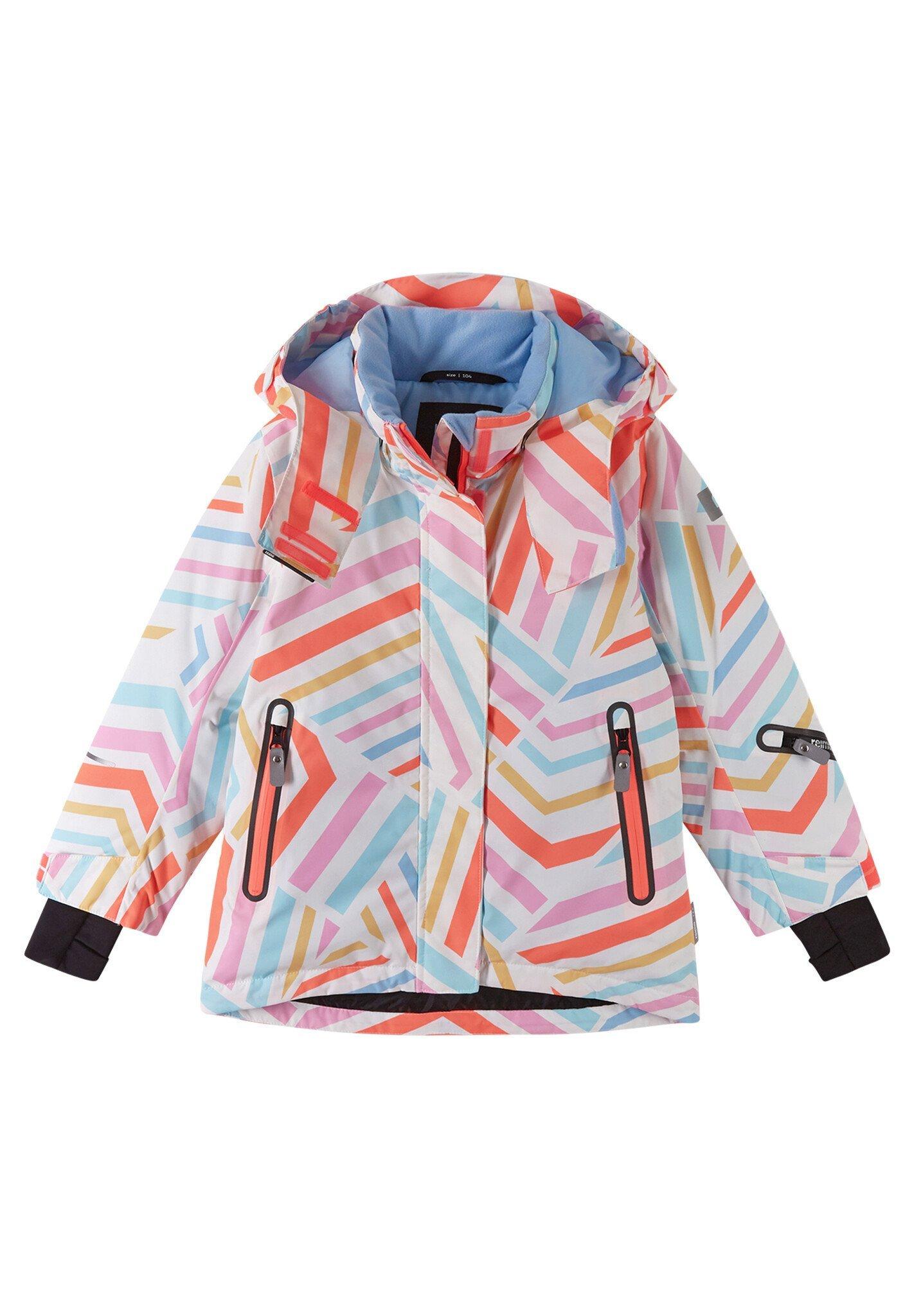 Image of Tec Kinder Skijacke Kiiruna White Mädchen Multicolor 104
