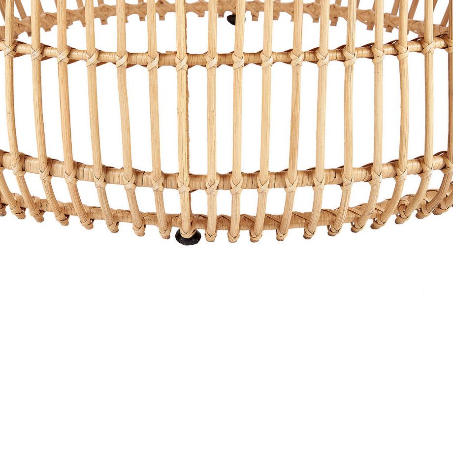 Beliani Couchtisch aus Rattan Boho RANDAZZO  