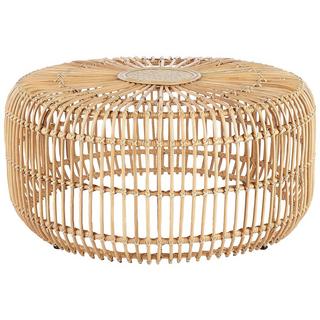 Beliani Table basse en Rotin Boho RANDAZZO  