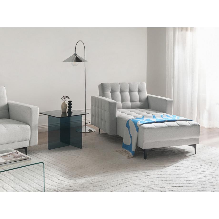 Beliani Chaiselongue aus Stoff  ABERDEEN  