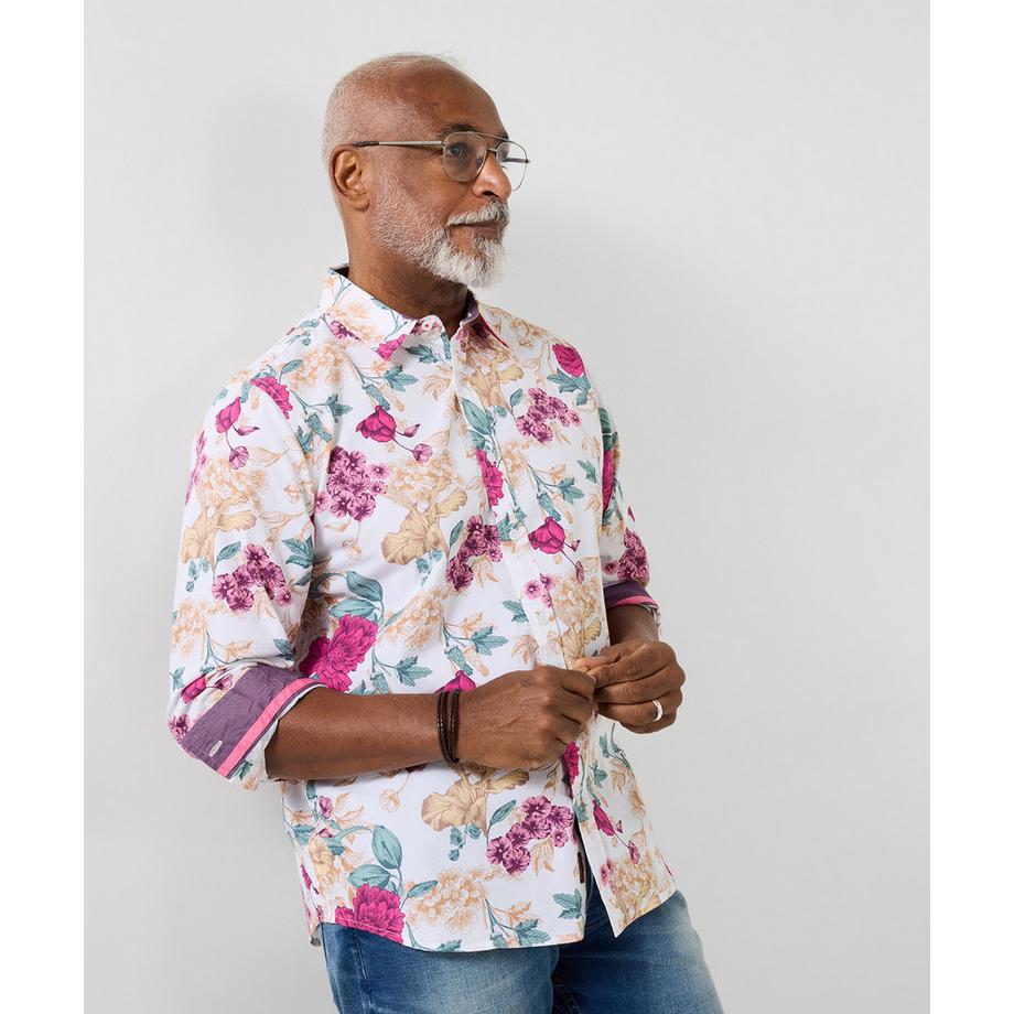 Joe Browns Camicia a maniche lunghe con fantasia floreale audace  