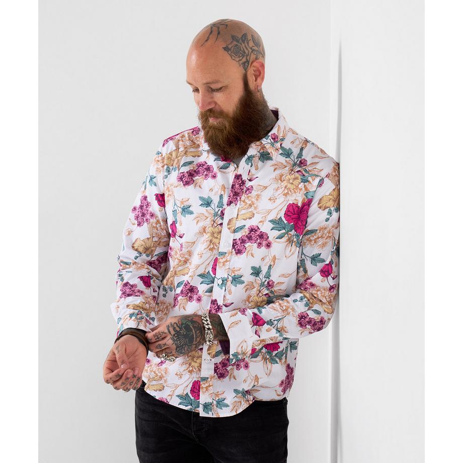 Joe Browns Camicia a maniche lunghe con fantasia floreale audace  