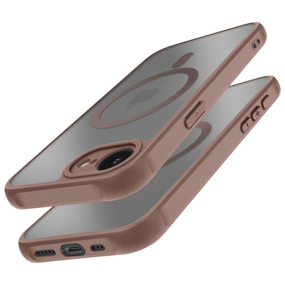Avizar  MagSafe Hülle iPhone 16e Frost Braun 