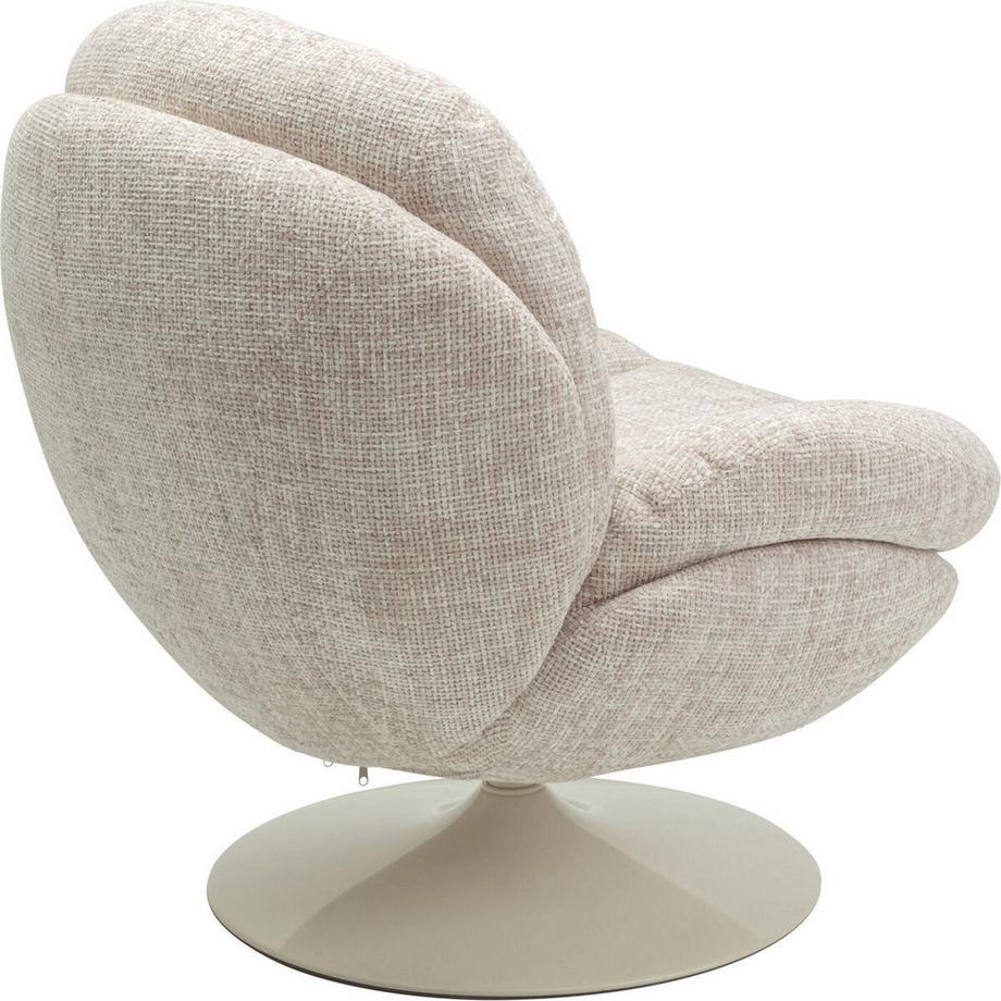 KARE Design Fauteuil pivotant Cosy beige  