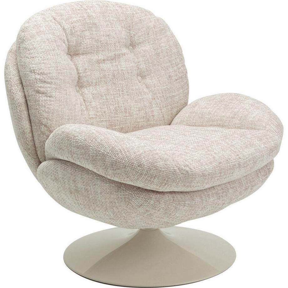 KARE Design Fauteuil pivotant Cosy beige  