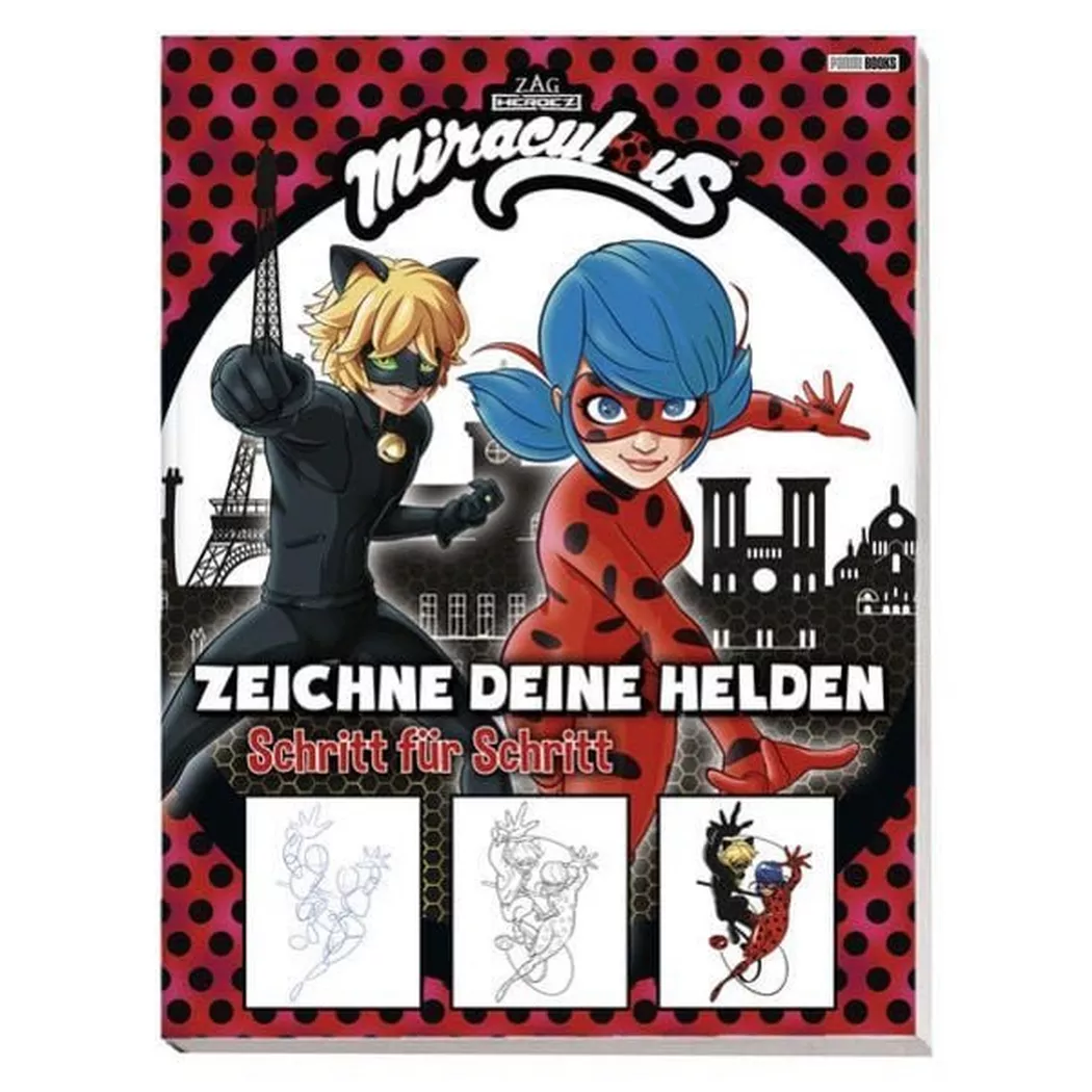 Panini - Miraculous: Zeichne deine Helden Schritt für Schritt